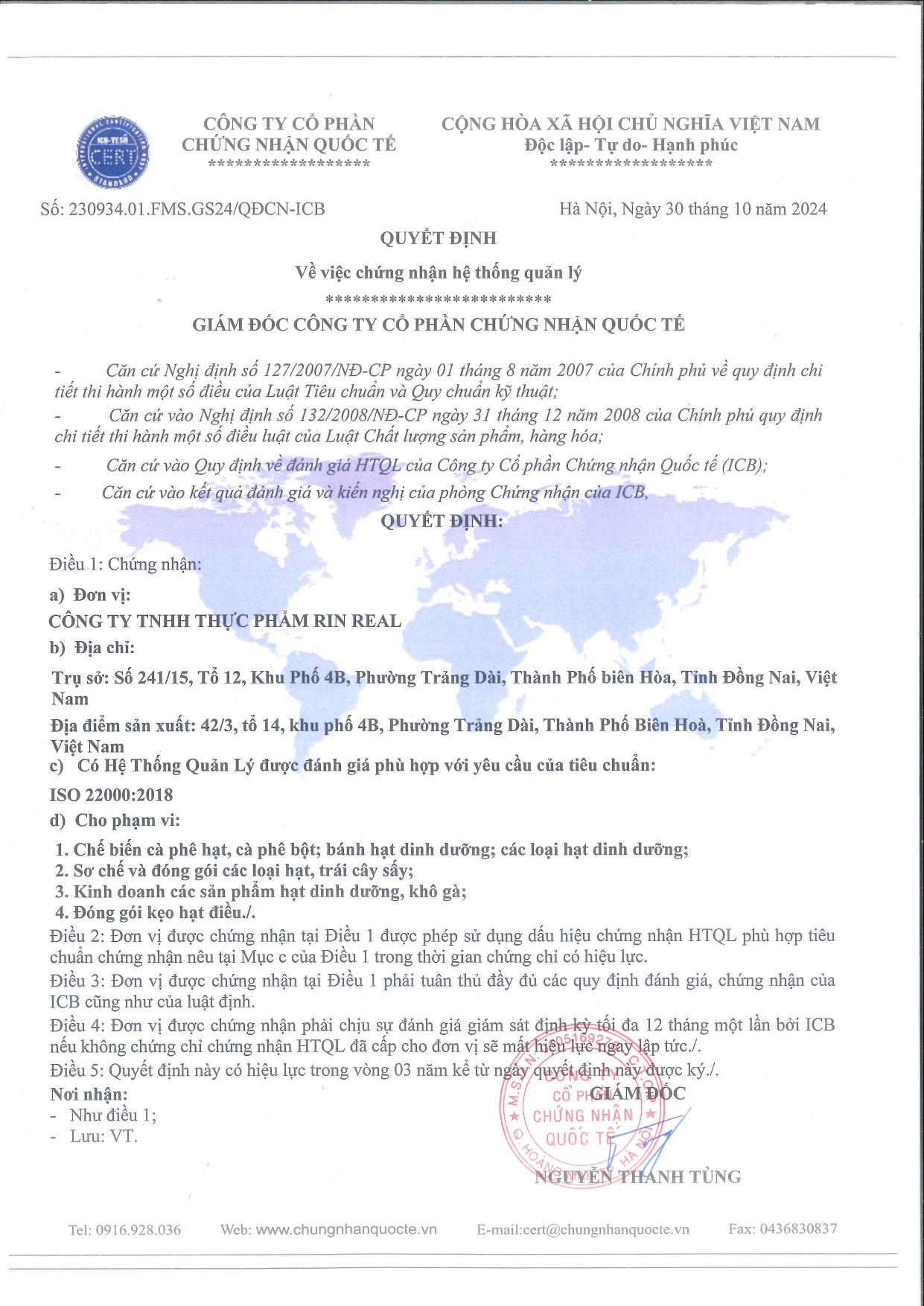 Hồ sơ pháp lý công ty